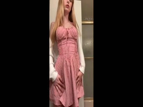 felicityhughes showing her thong and squeezing her boobs