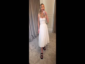 Helen Flanagan's Underwear Dress Try-On