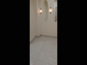sunnyandnoah: Public restroom bare breasts pierced nipples