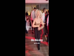 Piglet And Him; Shirt malfunction at party.