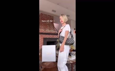 Julianne Hough Dior Dance Reveal