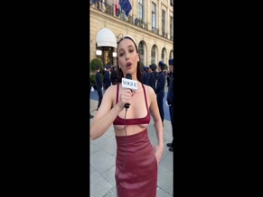 Emma Chamberlain's Wardrobe Malfunction Risk at Vogue World Paris