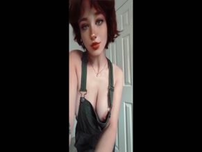 Lewdicorndlc nipple slip overalls.