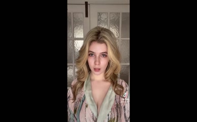Eleanor Worthington Cox robe to black dress transition.
