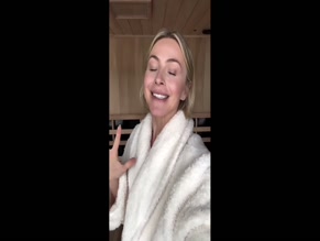 Julianne Hough Sauna Bikini Cold Plunge