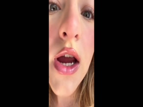 Daisy Campbell: Close-up Lip Gloss Tease