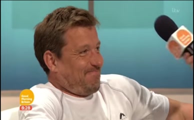 Kate Garraway Ice Bath Boob Slip