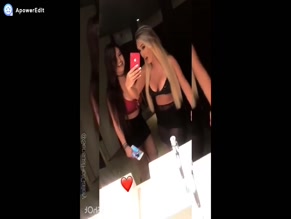 Bellapin: Ass shaking, mirror selfie, and simulated sex acts.