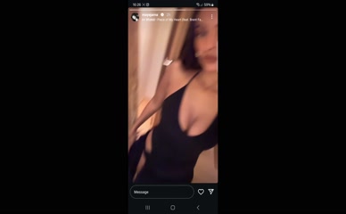 Maya Jama cleavage slip.