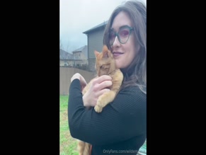 wildemaeve holding cat