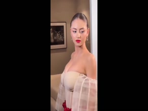 Leni Klum Corset Top Reveal
