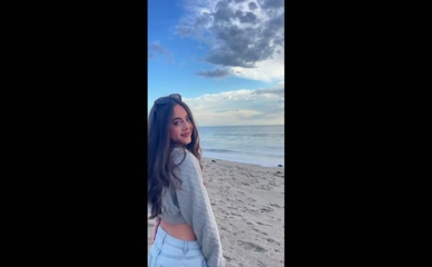 Ava Allan beach tease