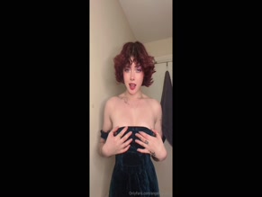 angelica_reed topless striptease nipple piercings