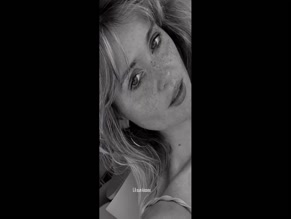 Diana Vickers topless freckled selfie