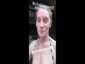 Katee Sackhoff Bikini Top Cleavage