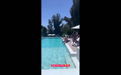 Victoria Justice Alo House Pool Party Bikini Ass