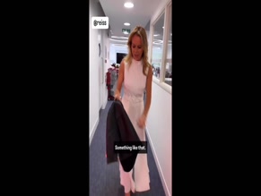Amanda Holden's Dress Blows Up