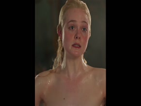 Elle Fanning tits in The Great