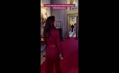Laura Tobin's Ass in Red Dress