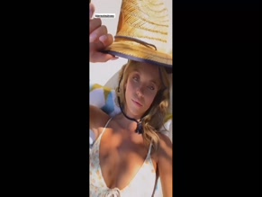 Sydney Sweeney bikini nip slip