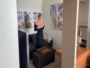 hollyhotwife exposes pierced breasts and pink panties