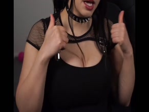 Sweet Anita hot cleavage in tight top