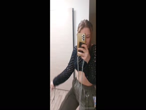 b'' Topless Mirror Selfie
