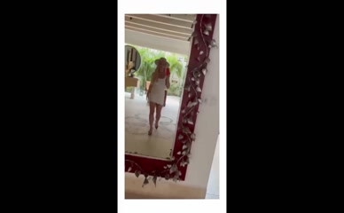 Britney Spears mirror selfie dress lift