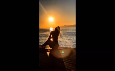 Sophie Pettifer nude silhouette sunset.