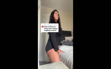 Charlotte Craig shows off her body in a black bodysuit.