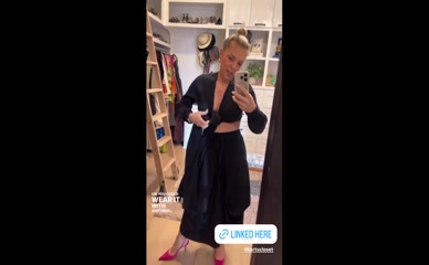 Kortney Wilson Midriff Wardrobe Display