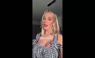 Helen Flanagan's Period Stages: Ovulation, Follicular, Menstruation, Luteal.