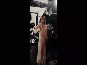 Olivia Wilde Nipple Slip in Sheer Dress