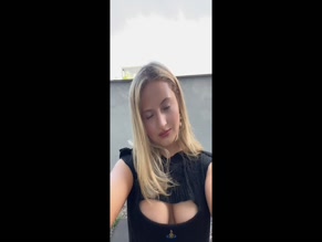 Daisy Campbell cleavage tease