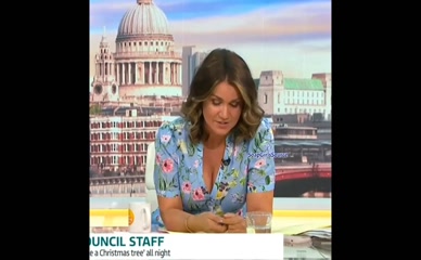 Susanna Reid Cleavage Slip