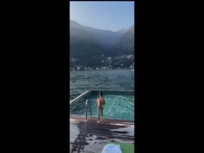 Ava Michelle bikini pool reveal