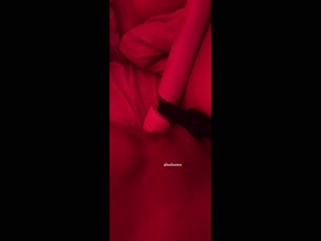 bunbunmoe masturbating with a vibrator and moaning