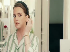 Emma Watson Prada Fall Winter 2024 Show Prep