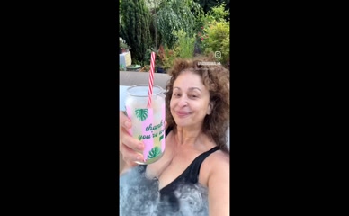 Nadia Sawalha Cleavage Hot Tub