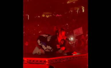 Billie Eilish Crawling on Stage