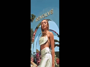 Peyton List Sideboob Midriff Fashion Show