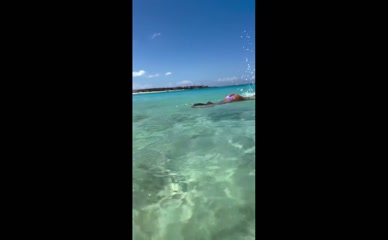 Kimberley Garner bikini swim.