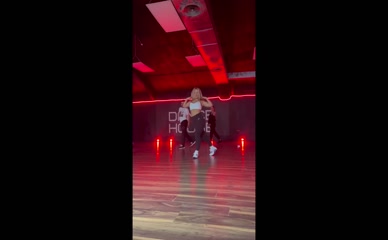 Daisy Campbell dance rehearsal.