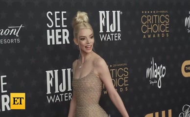 Anya Taylor-Joy's Sheer Dress at Critics Choice Awards
