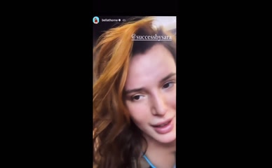Bella Thorne moans during painful workout and massage.