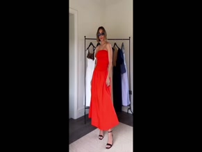 Frankie Bridge Dress Try-On: Backless, Strapless, and Slit Risk Assessment