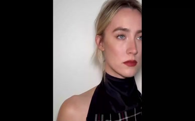 Saoirse Ronan bare shoulder.