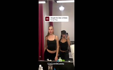 Rowan Blanchard mirror selfie cleavage.