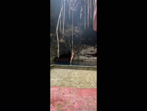 livmacdonald Cenote Rope Swing Fail
