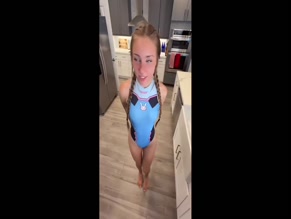 anyalacey form-fitting D.Va swimsuit cosplay